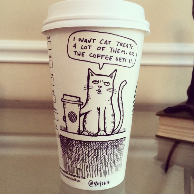 Download Coffee Cup Cartoons by Josh Hara