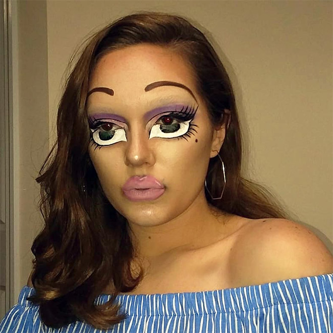 Awkward Instagram Beauty Trend Bratz Doll Makeup
