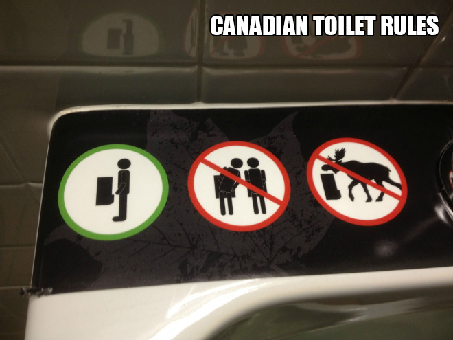 Only in Canada...