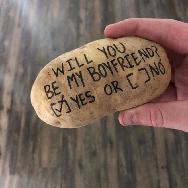 Message delivered by potato mail service.