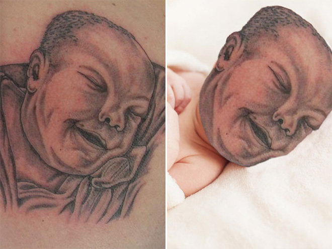 18 Terrifyingly Hilarious Portrait Tattoo Fails  Life of Trends