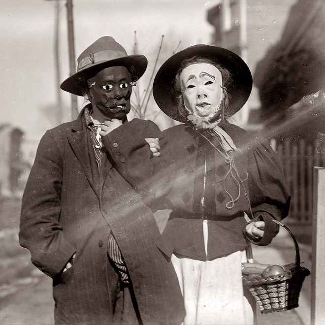 Creepy vintage halloween costumes.