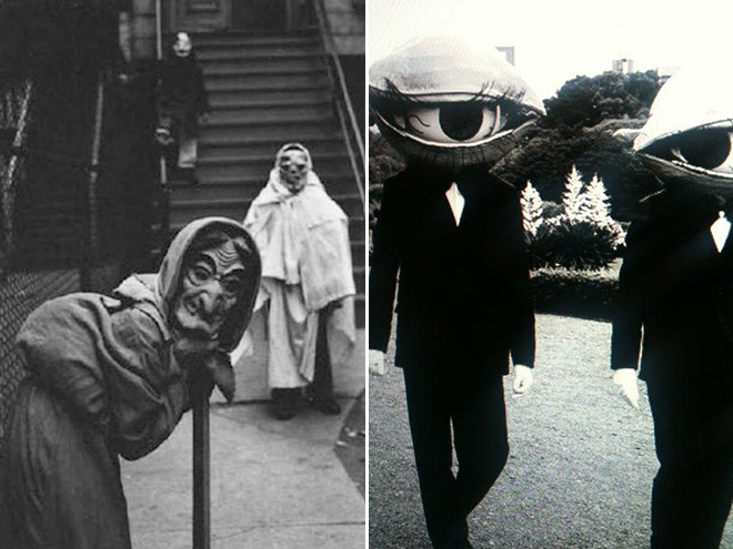 Creepy vintage halloween costumes.