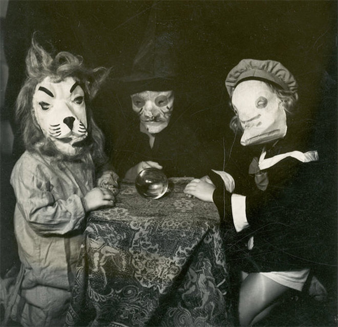 Creepy vintage halloween costumes.