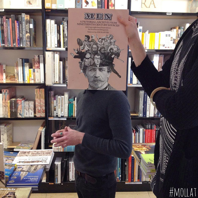 When bookstore employee gets bored...