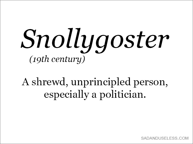 Old word that needs to come back.