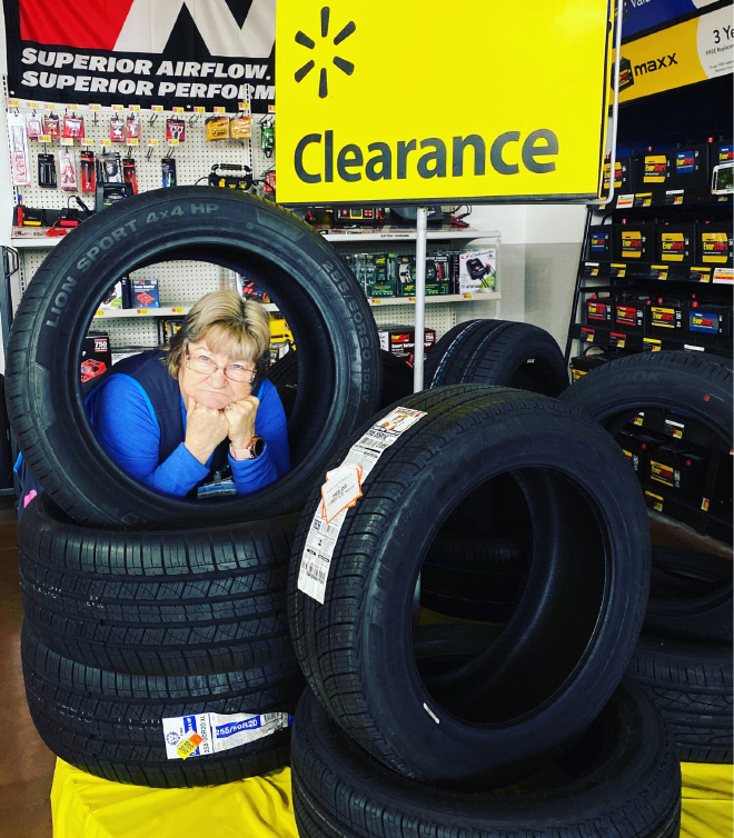 Meet Charlene. She loves working at Walmart.