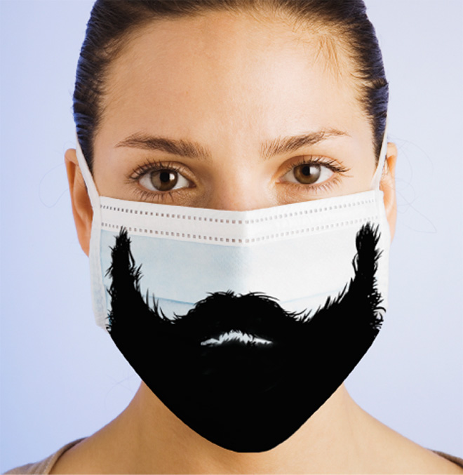 Unusual Coronavirus protection mask.