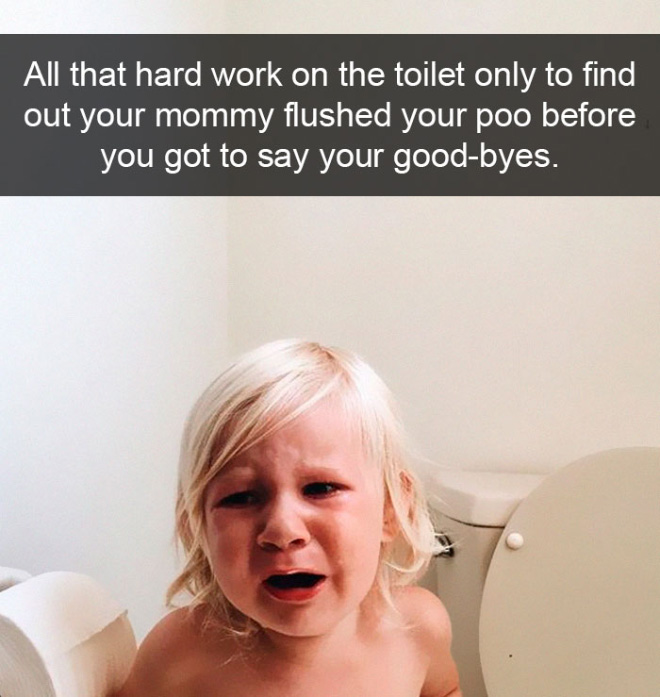 Kids cry for the weirdest reasons.