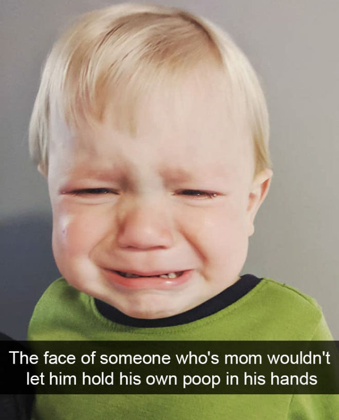 Kids cry for the weirdest reasons.