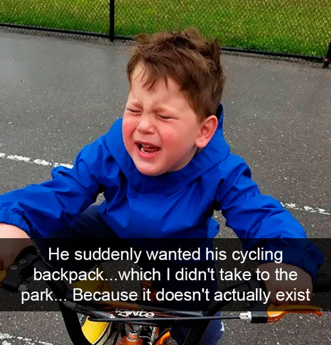 Kids cry for the weirdest reasons.