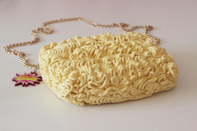 Ramen handbag.