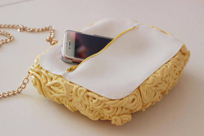 Ramen handbag.