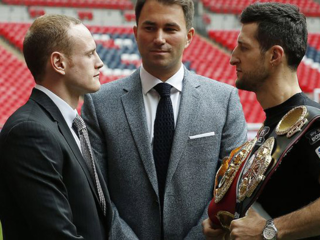 Fighter standoff that looks like a gay wedding.