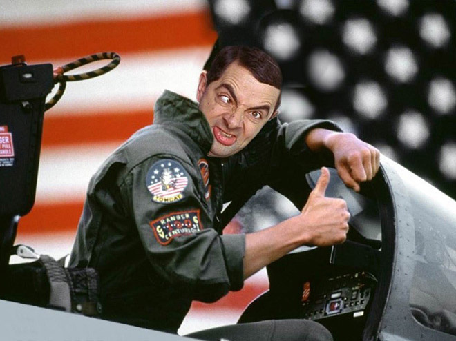 Mr. Bean meets Photoshop.