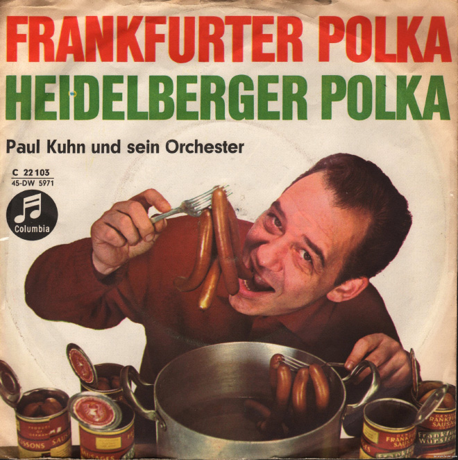 Awkward vintage polka album cover.