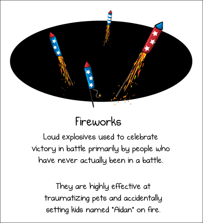 Fireworks.