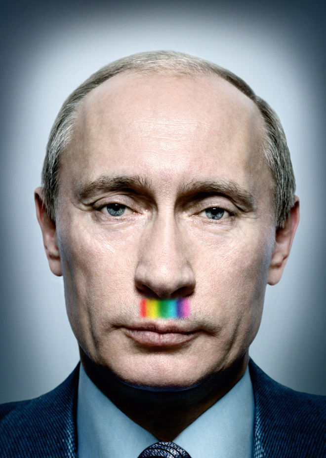 Rainbow Putin.