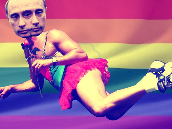 Rainbow Putin.