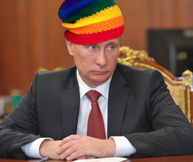 Rainbow Putin.