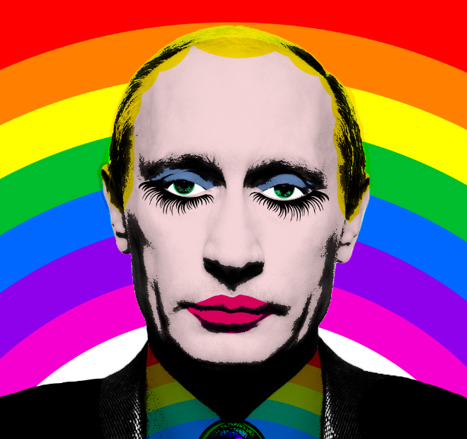 Rainbow Putin.