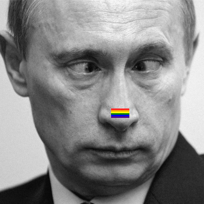 Rainbow Putin.