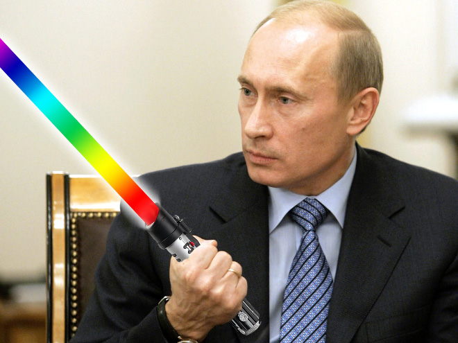 Rainbow Putin.