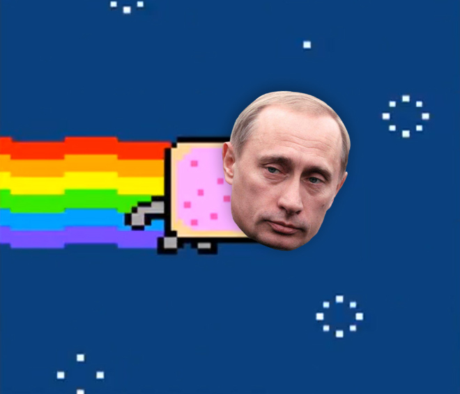 Rainbow Putin.