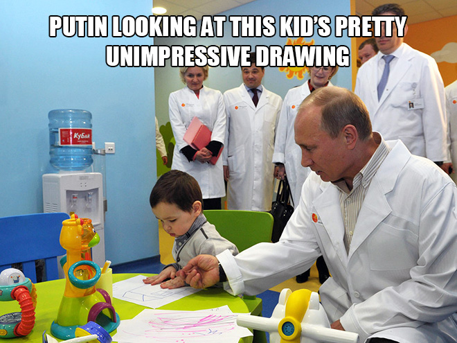 Putin is not impressed.