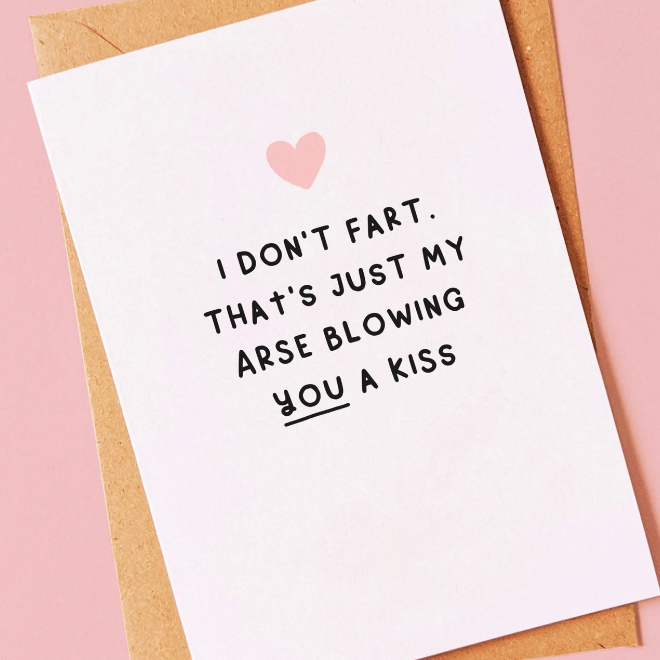 Romantic card.