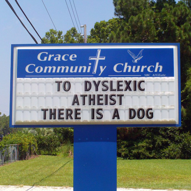 Brilliant funny church sign.