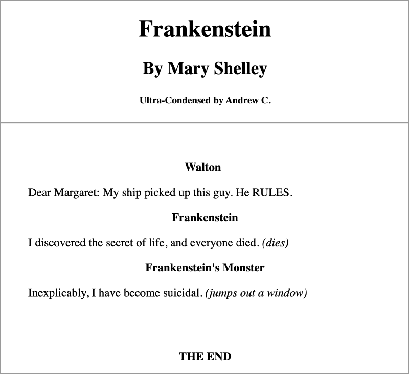 Frankenstein