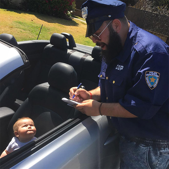 Funny father/daughter photo.