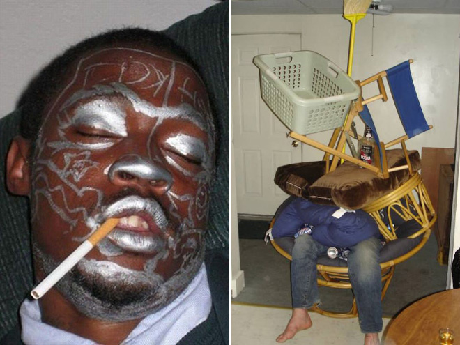 Number 1 Rule at a Party: DON'T FALL ASLEEP FIRST!