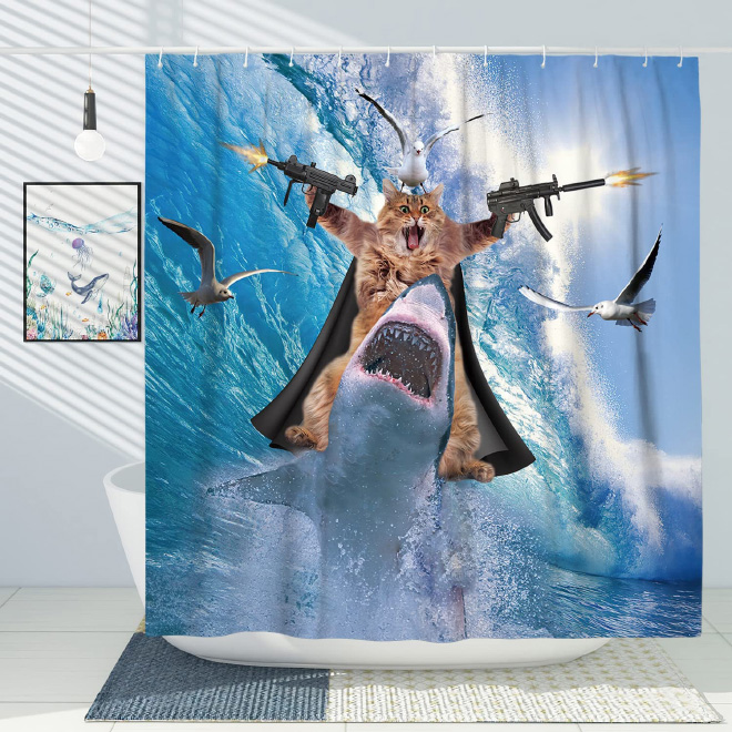 20 Funny Shower Curtains To Level Up Your Bathroom