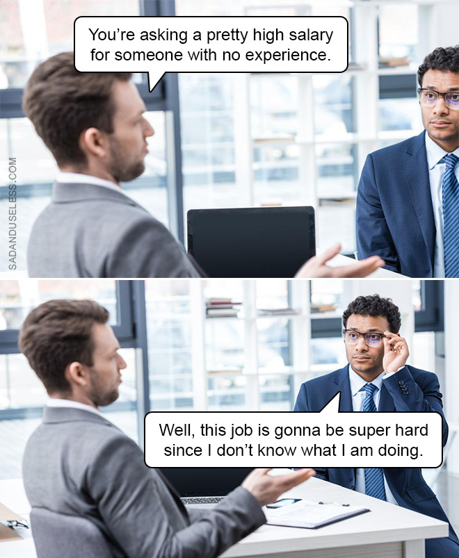 funny job interview images