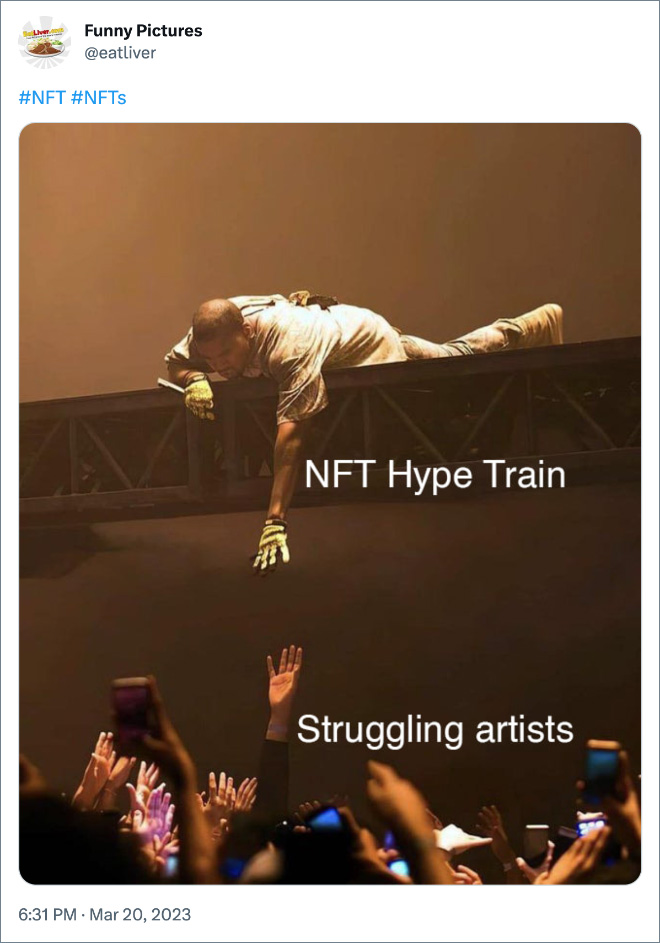 NFT hype train.