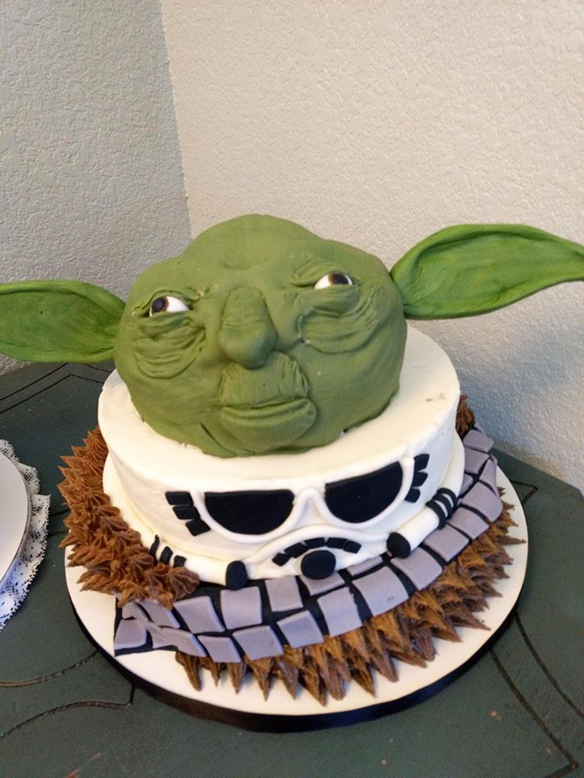Yoda cake fail.