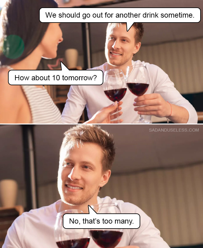 Funny dating meme.