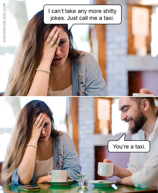 Funny dating meme.