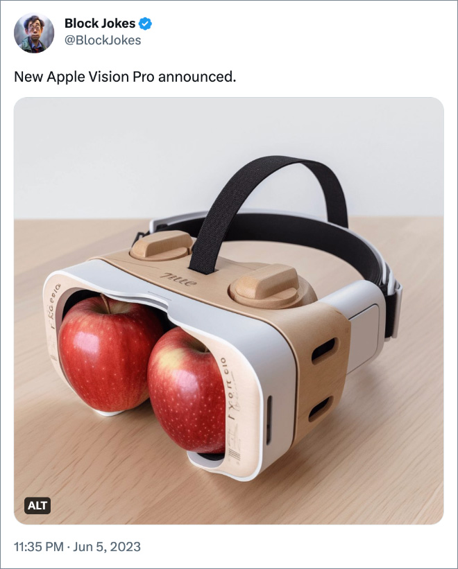 New Apple Vision Pro announced.