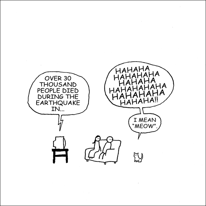 Cartoon by Hugleikur Dagsson.