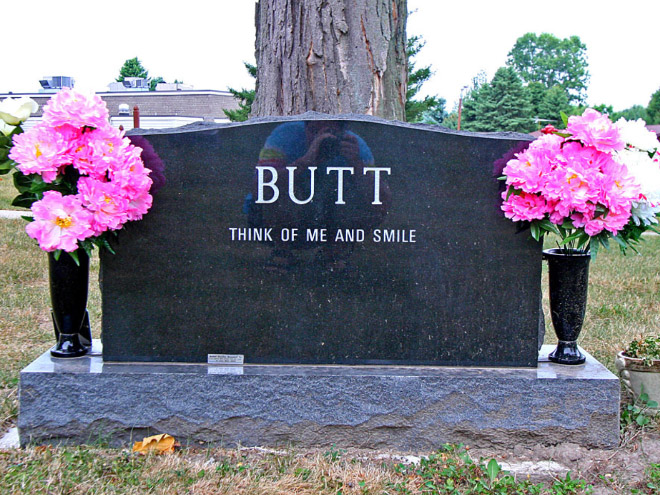 Funny gravestone.