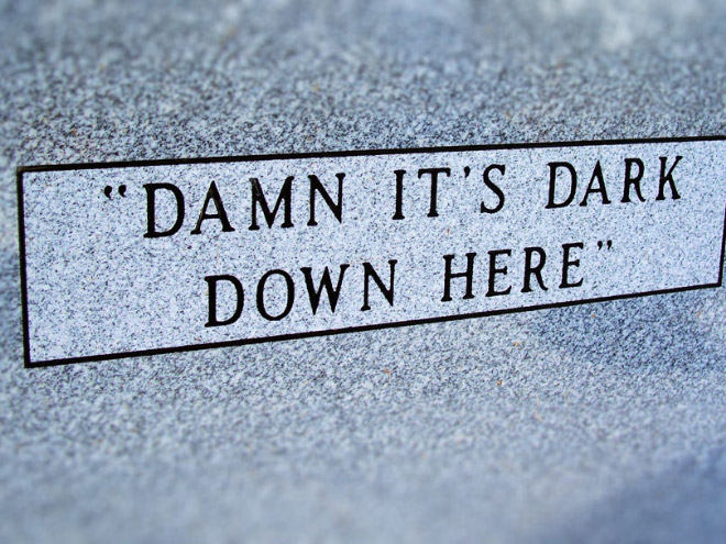 Funny gravestone.