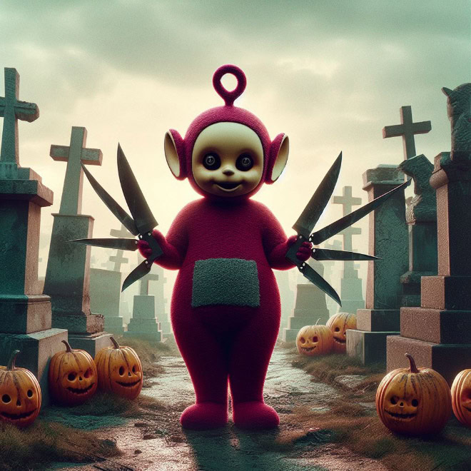 If Teletubbies was a horror movie...