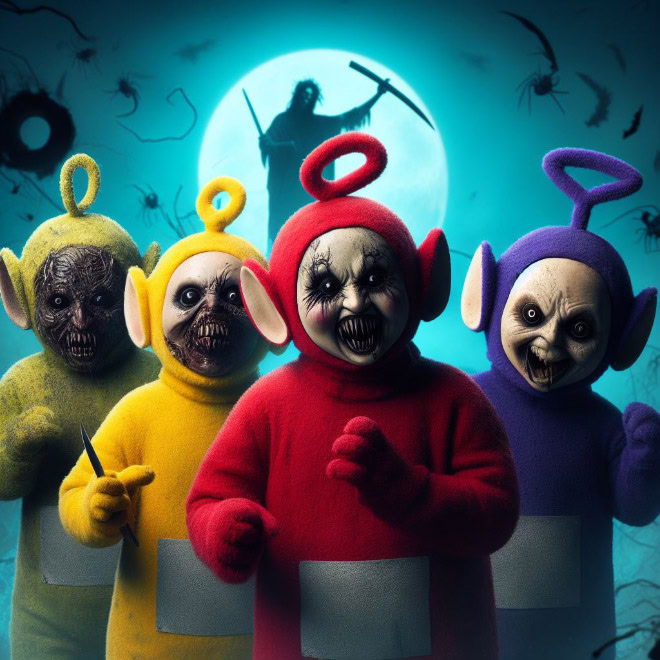 If Teletubbies was a horror movie...