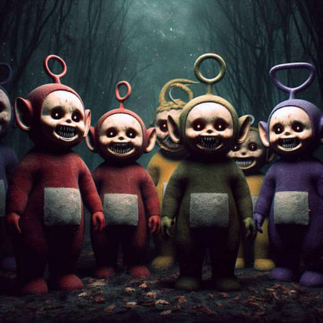 If Teletubbies was a horror movie...