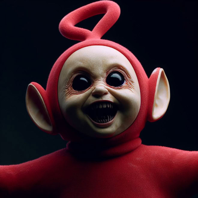 If Teletubbies was a horror movie...