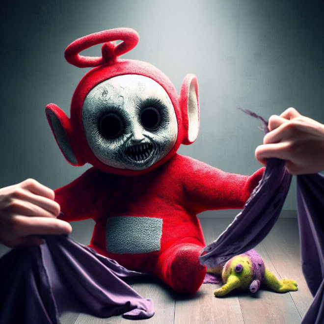 If Teletubbies was a horror movie...