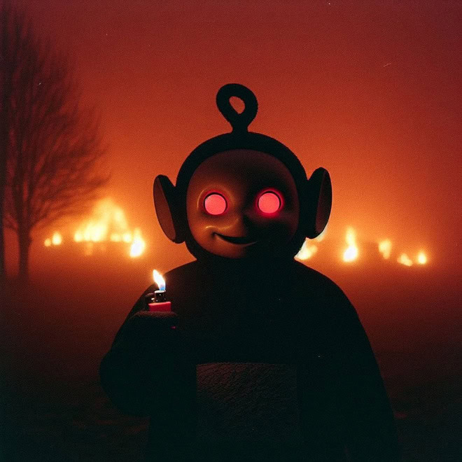 If Teletubbies was a horror movie...